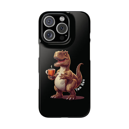 Tea Rex Black iPhone 16 Pro Case