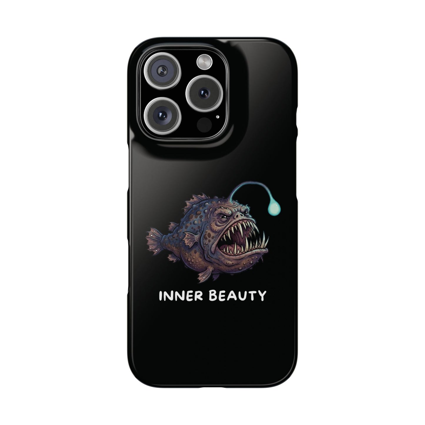 Anglerfish iPhone Case – Inner Beauty | Funny Deep Sea Phone Case - StoreCuriosity