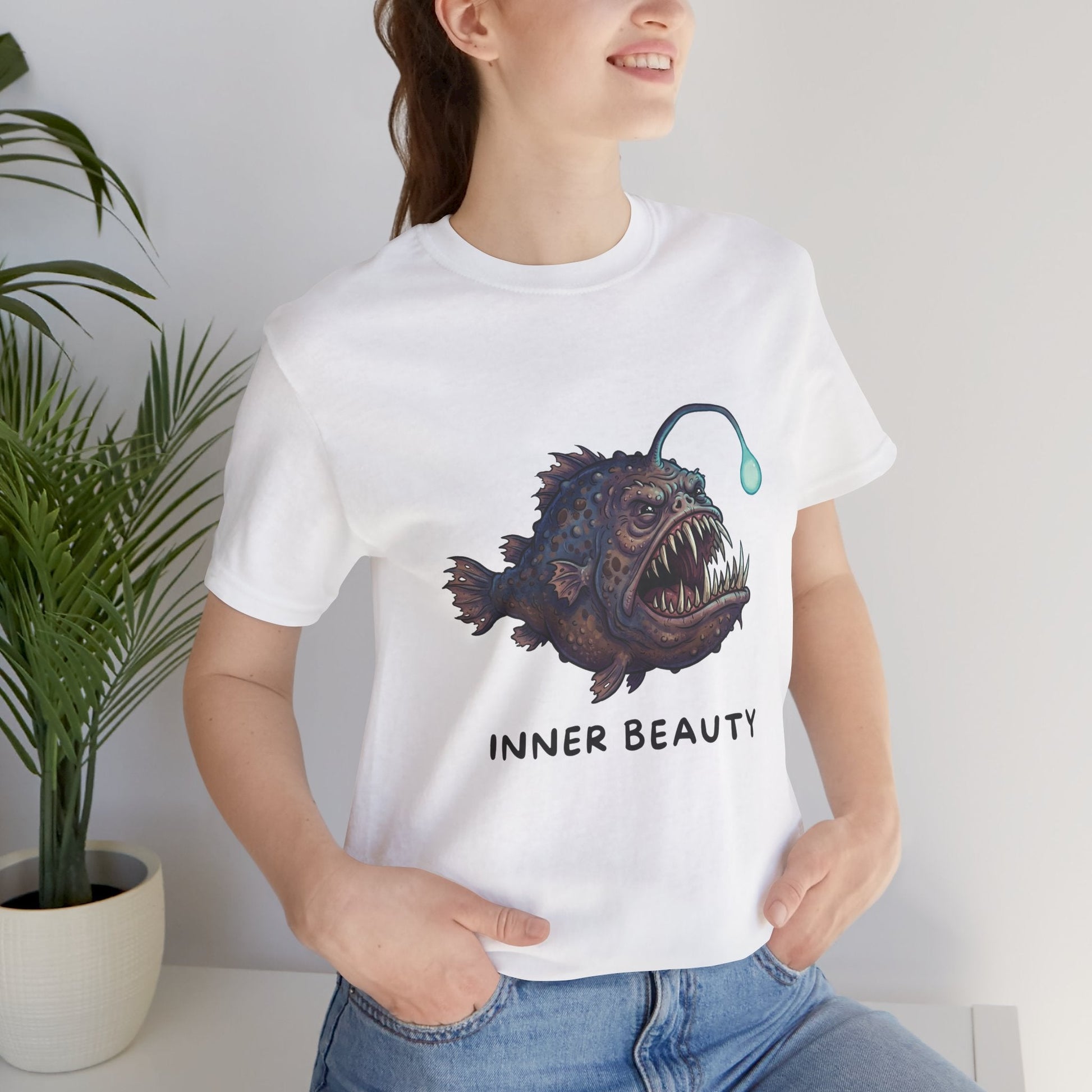 Anglerfish T-Shirt – Inner Beauty, Funny Deep Sea Creature Tee - StoreCuriosity