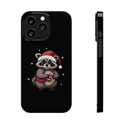 Cute Christmas Raccoon iPhone Case - StoreCuriosity