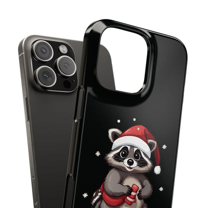 Cute Christmas Raccoon iPhone Case - StoreCuriosity