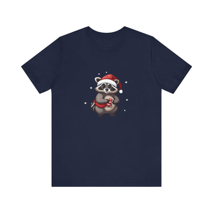Cute Christmas Raccoon T-Shirt - StoreCuriosity