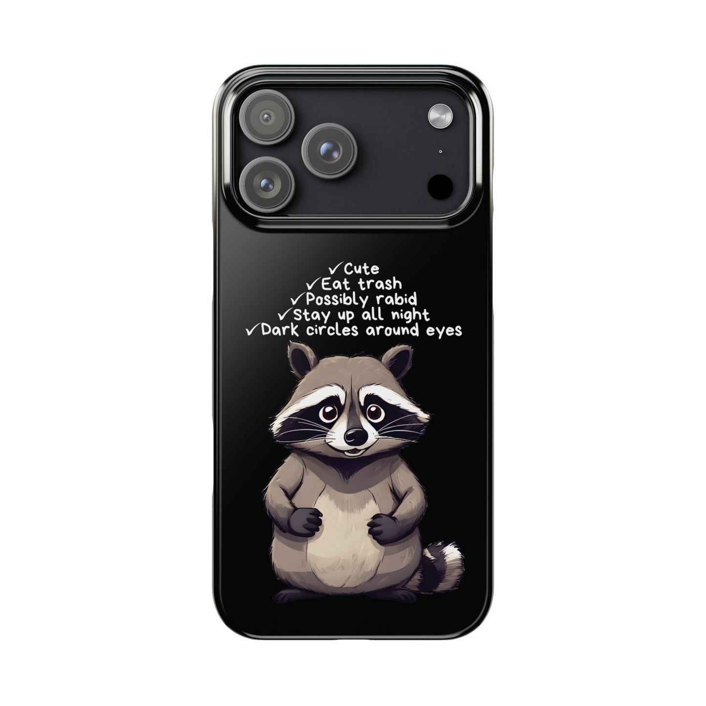 Cute Raccoon iPhone Case - StoreCuriosity