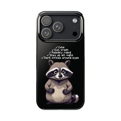 Cute Raccoon iPhone Case - StoreCuriosity