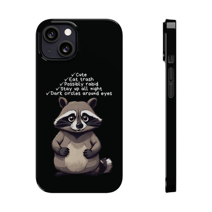 Cute Raccoon iPhone Case - StoreCuriosity
