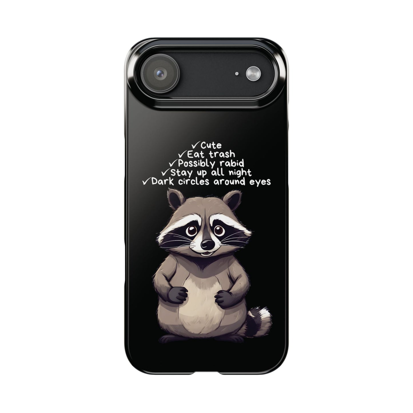 Cute Raccoon iPhone Case - StoreCuriosity