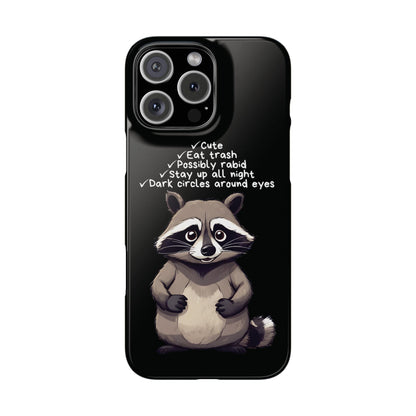 Cute Raccoon iPhone Case - StoreCuriosity