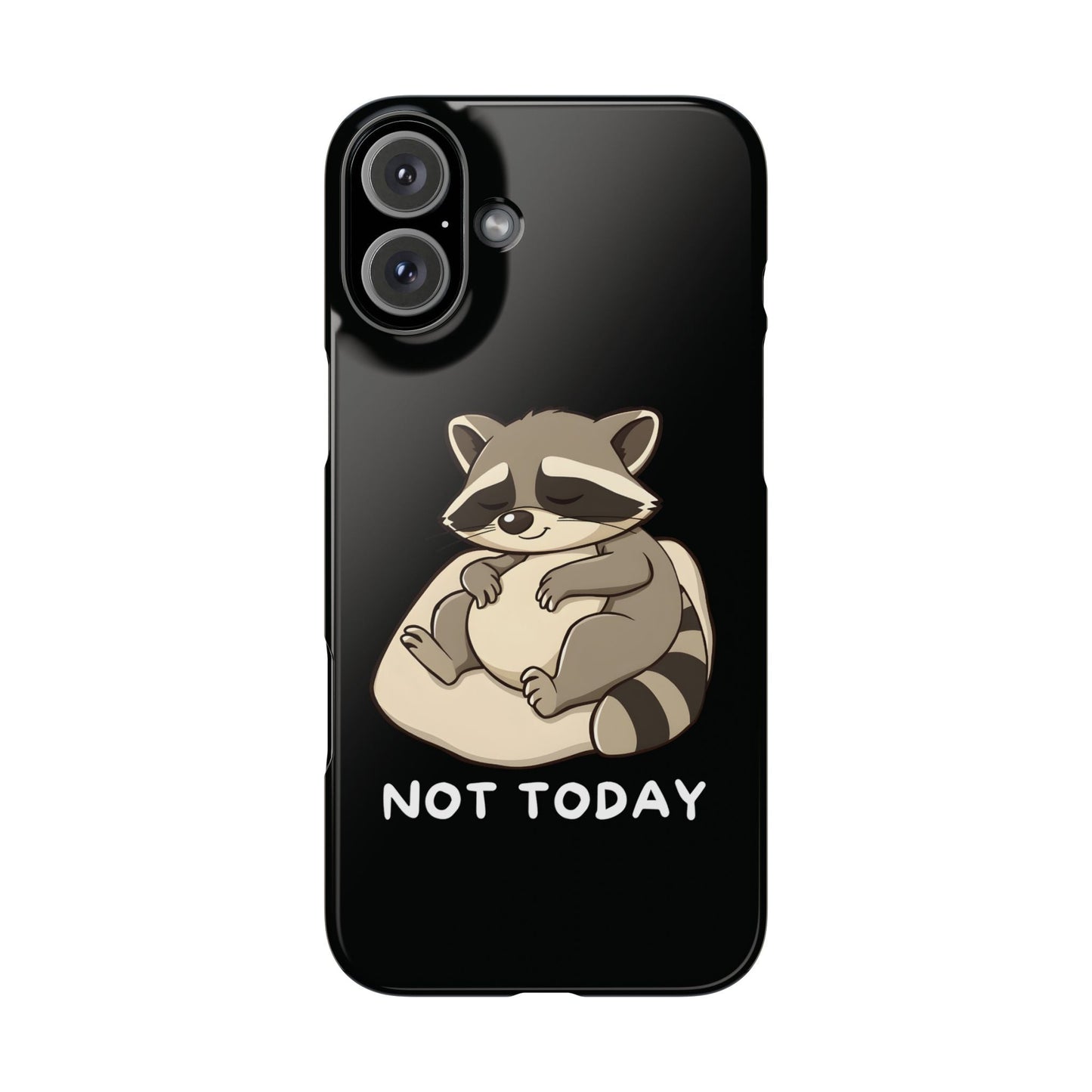 Lazy Raccoon iPhone Case - StoreCuriosity