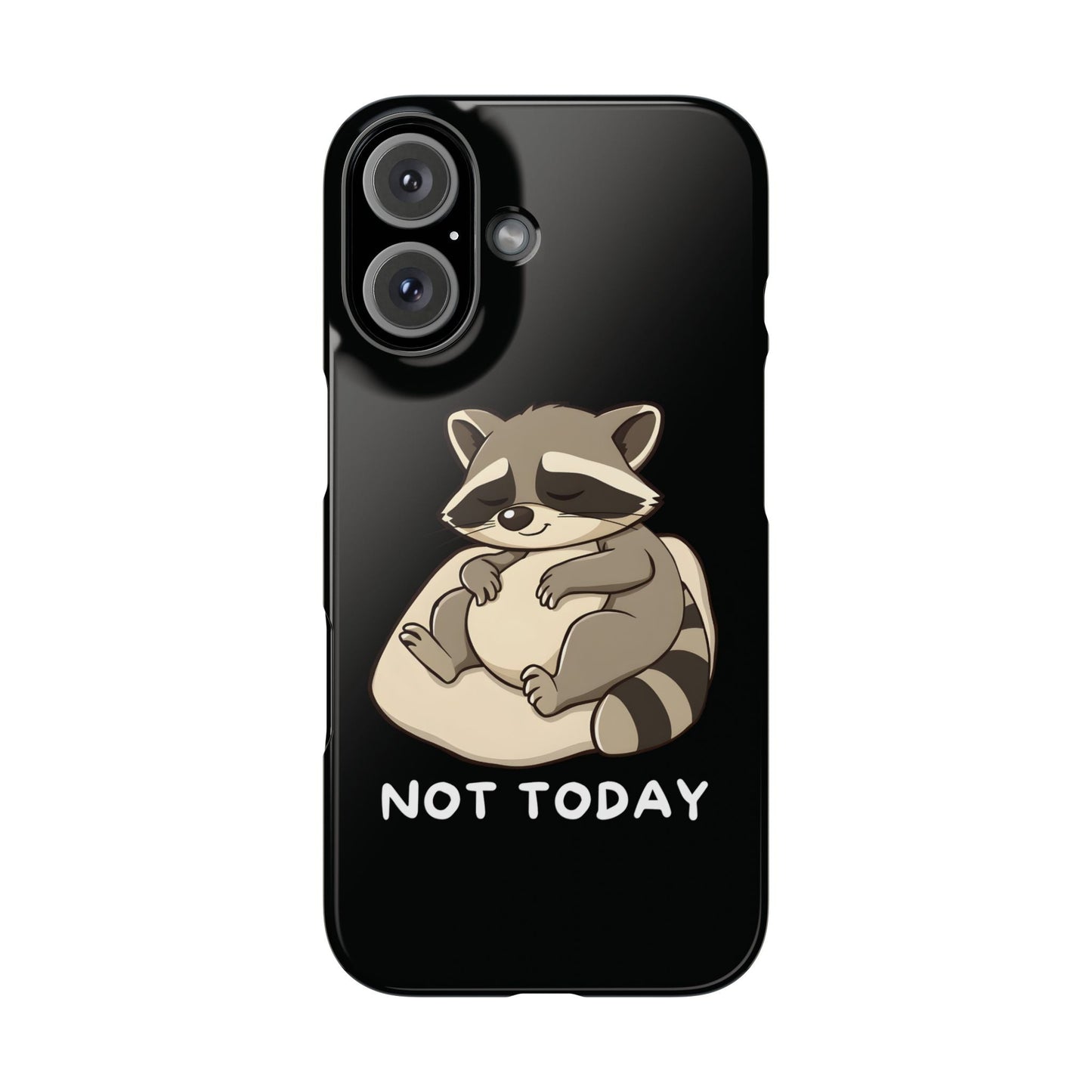 Lazy Raccoon iPhone Case - StoreCuriosity