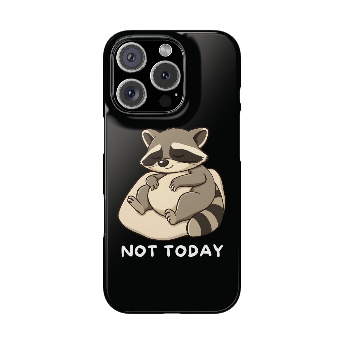 Lazy Raccoon iPhone Case - StoreCuriosity