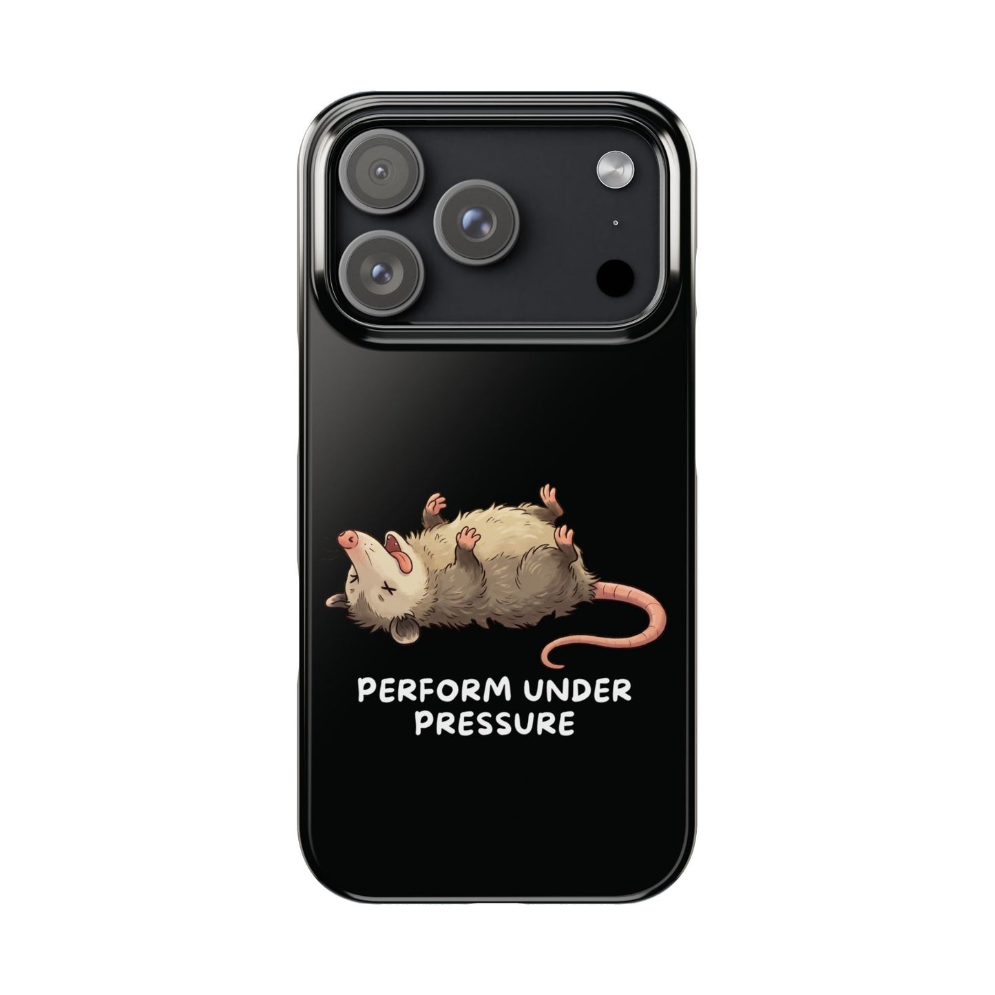 Opossum iPhone Case – Performs Under Pressure | Funny Stress Gift - StoreCuriosity