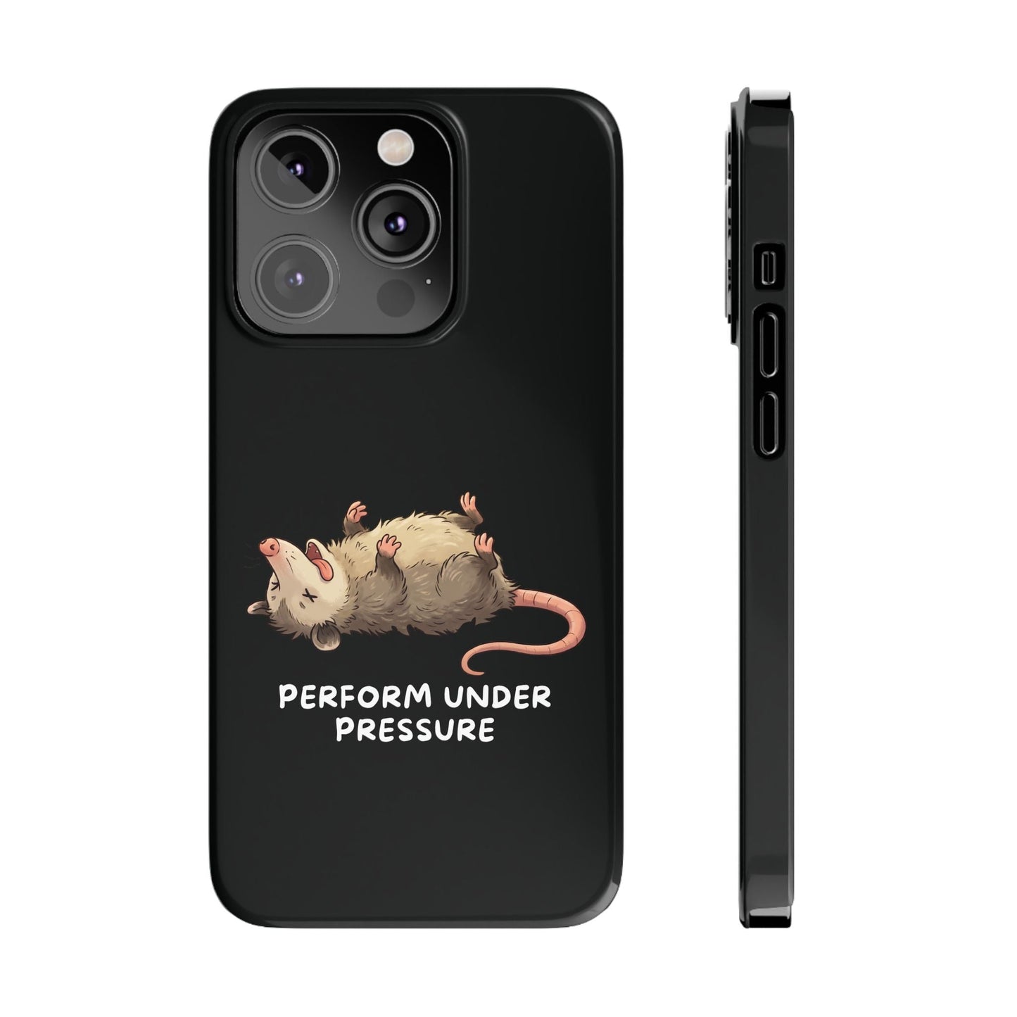 Opossum iPhone Case – Performs Under Pressure | Funny Stress Gift - StoreCuriosity