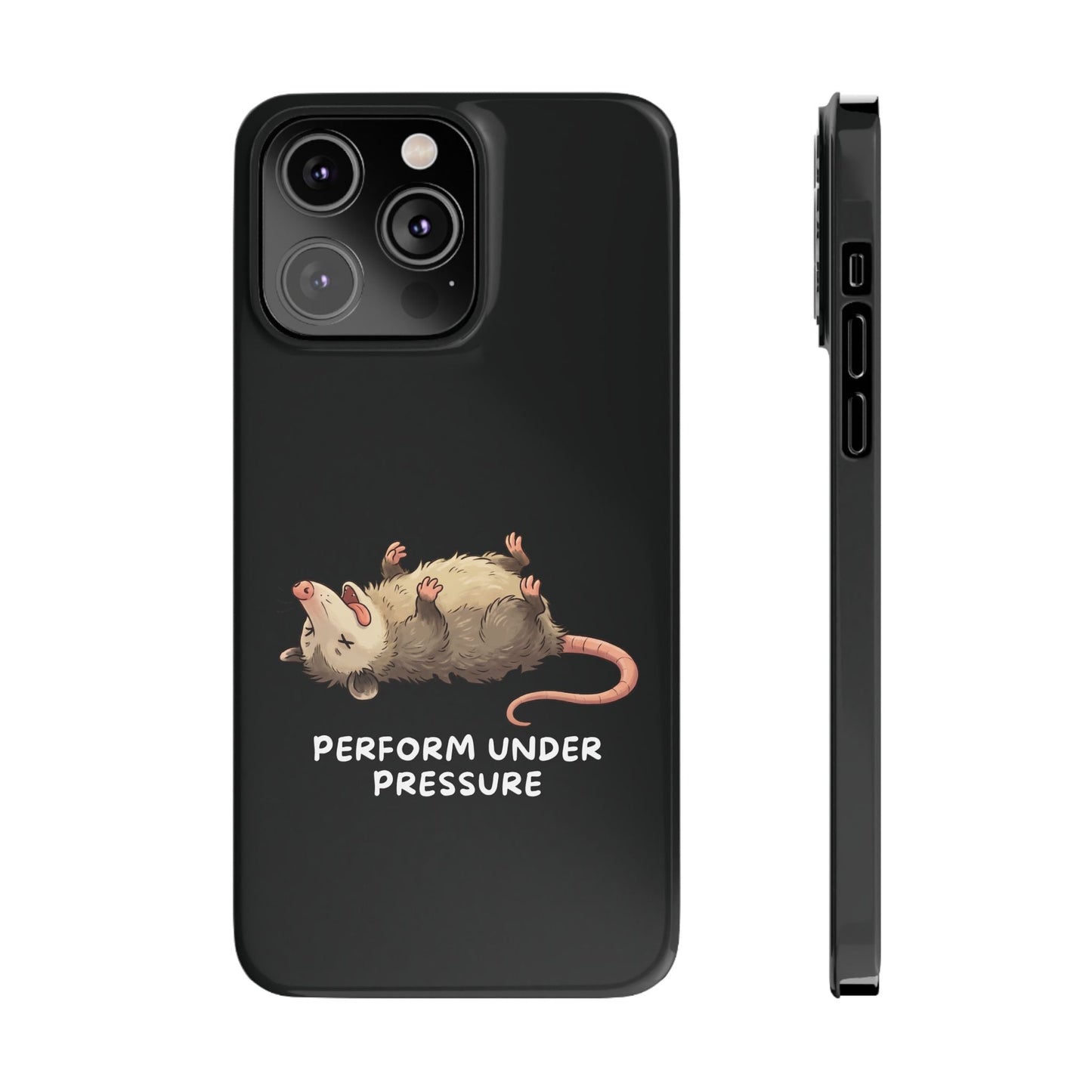 Opossum iPhone Case – Performs Under Pressure | Funny Stress Gift - StoreCuriosity