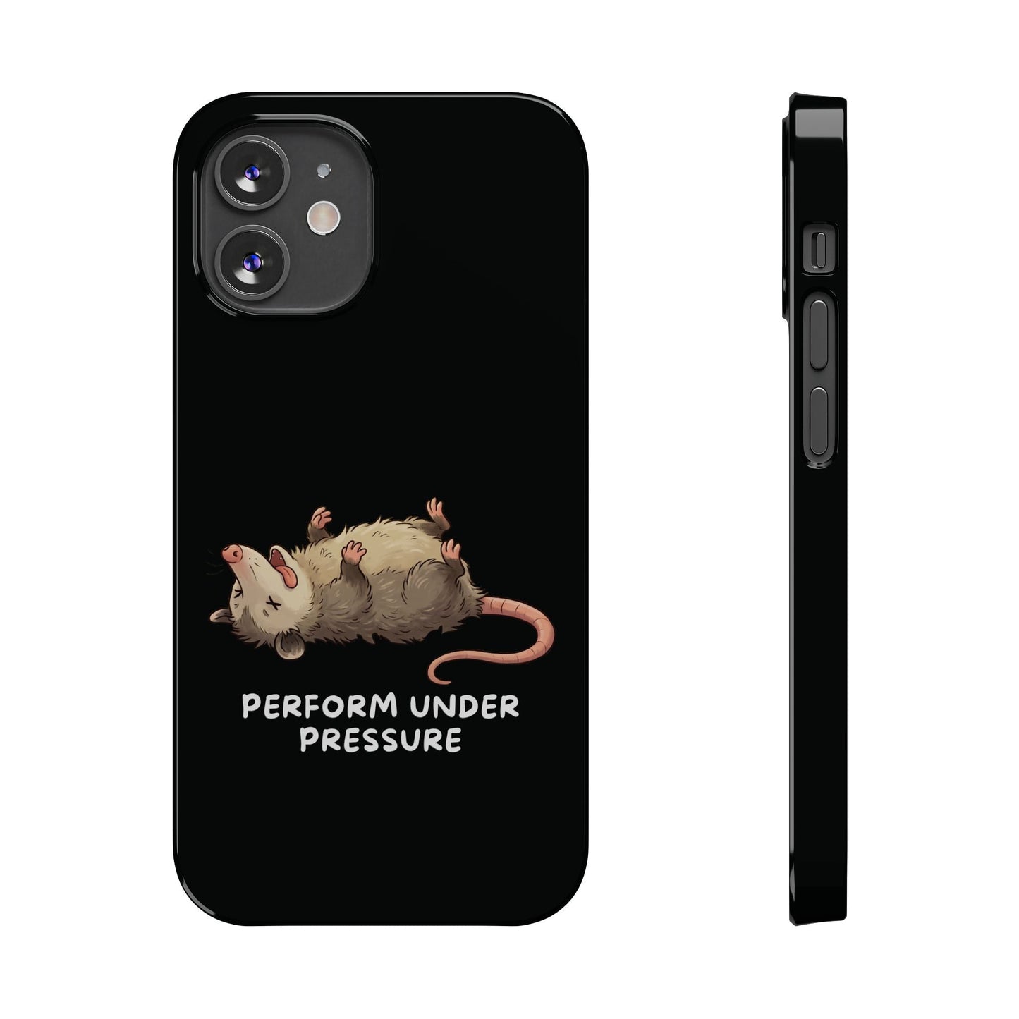 Opossum iPhone Case – Performs Under Pressure | Funny Stress Gift - StoreCuriosity
