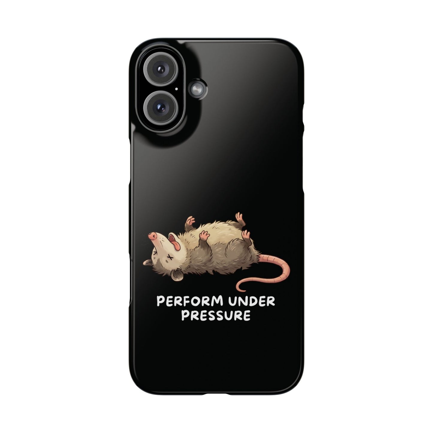 Opossum iPhone Case – Performs Under Pressure | Funny Stress Gift - StoreCuriosity