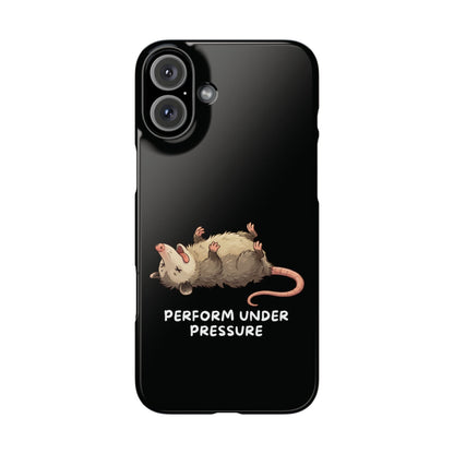 Opossum iPhone Case – Performs Under Pressure | Funny Stress Gift - StoreCuriosity