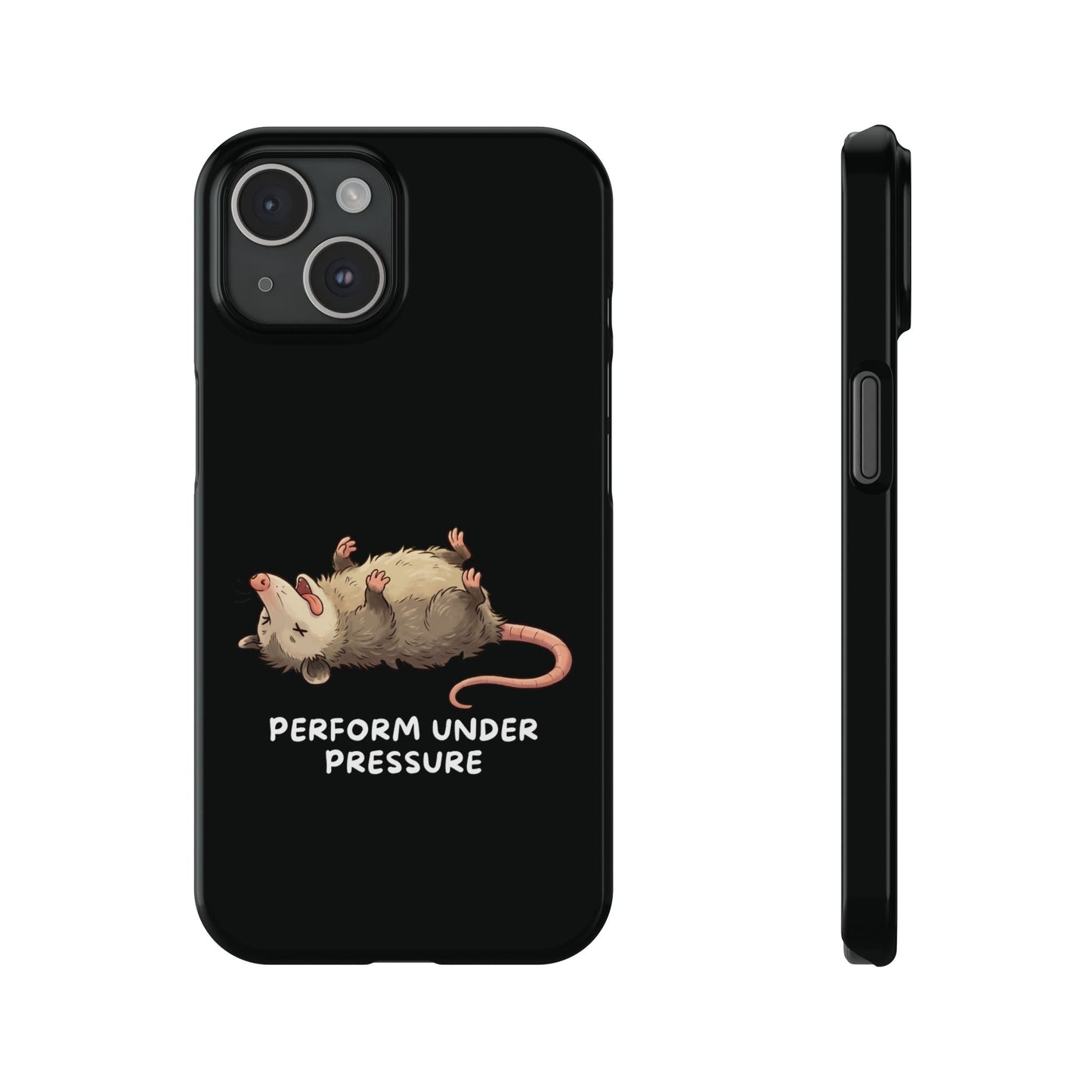 Opossum iPhone Case – Performs Under Pressure | Funny Stress Gift - StoreCuriosity