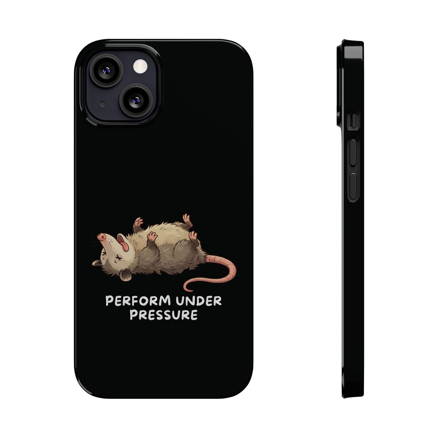 Opossum iPhone Case – Performs Under Pressure | Funny Stress Gift - StoreCuriosity