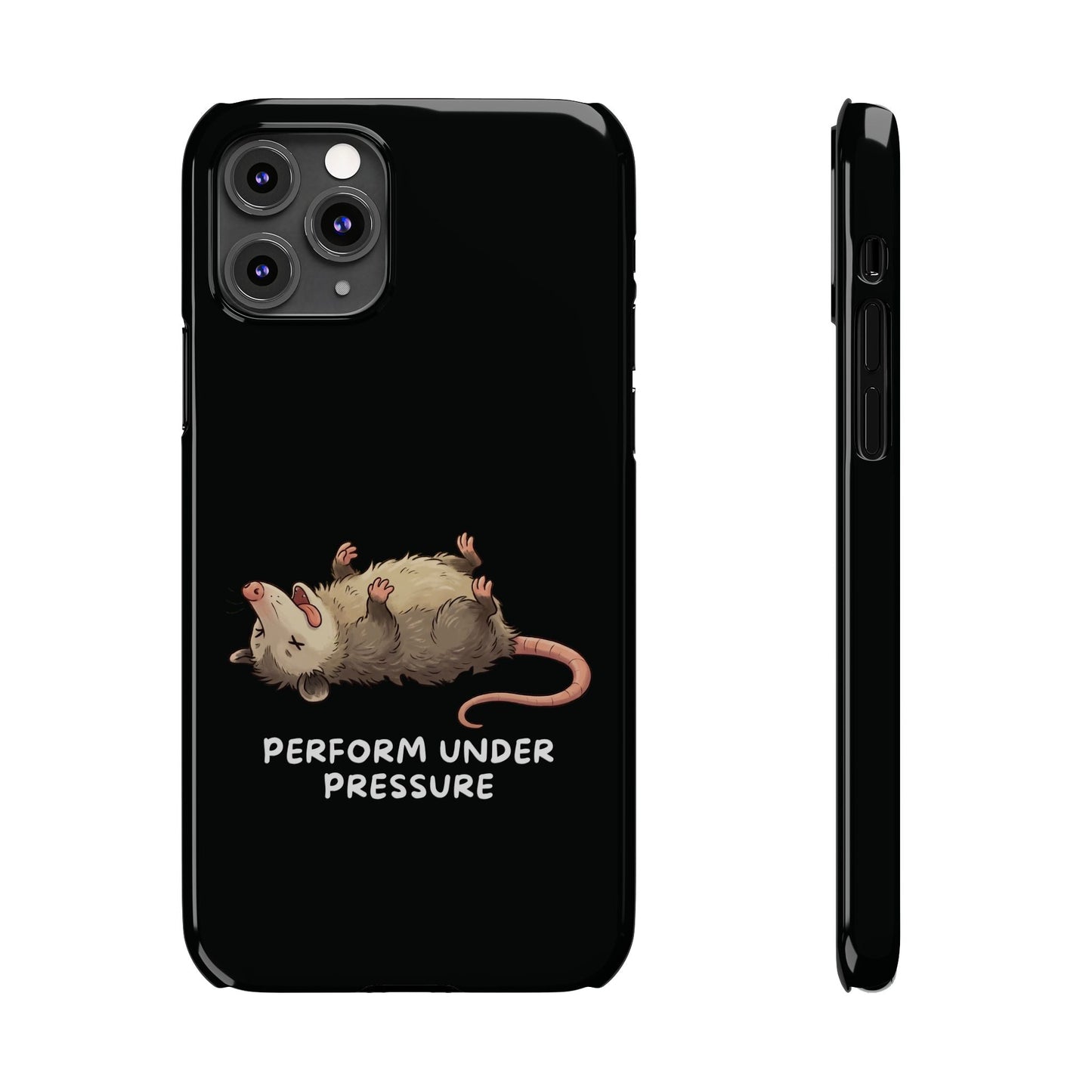 Opossum iPhone Case – Performs Under Pressure | Funny Stress Gift - StoreCuriosity