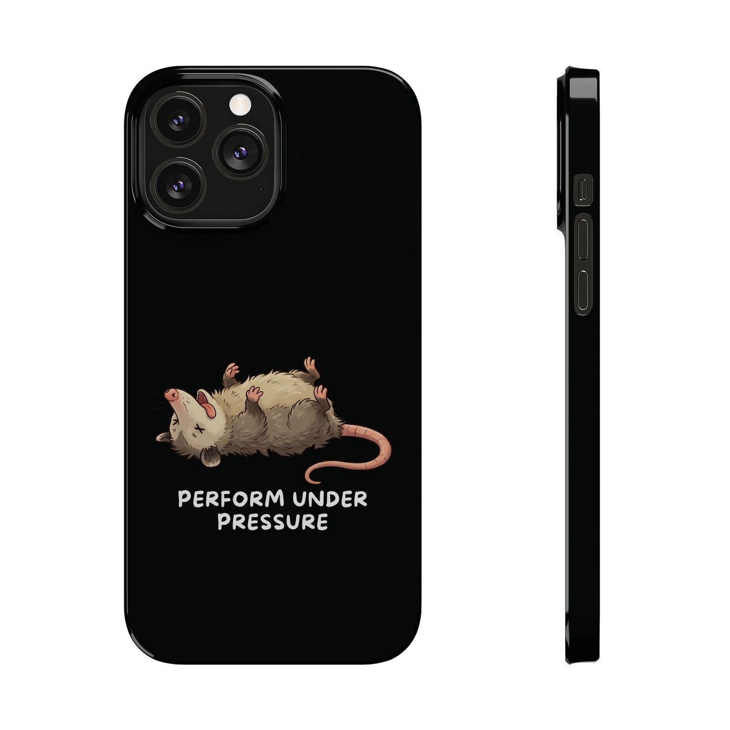 Opossum iPhone Case – Performs Under Pressure | Funny Stress Gift - StoreCuriosity
