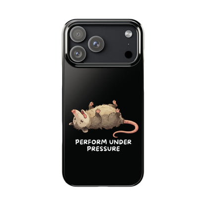 Opossum iPhone Case – Performs Under Pressure | Funny Stress Gift - StoreCuriosity