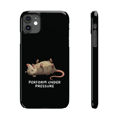 Opossum iPhone Case – Performs Under Pressure | Funny Stress Gift - StoreCuriosity