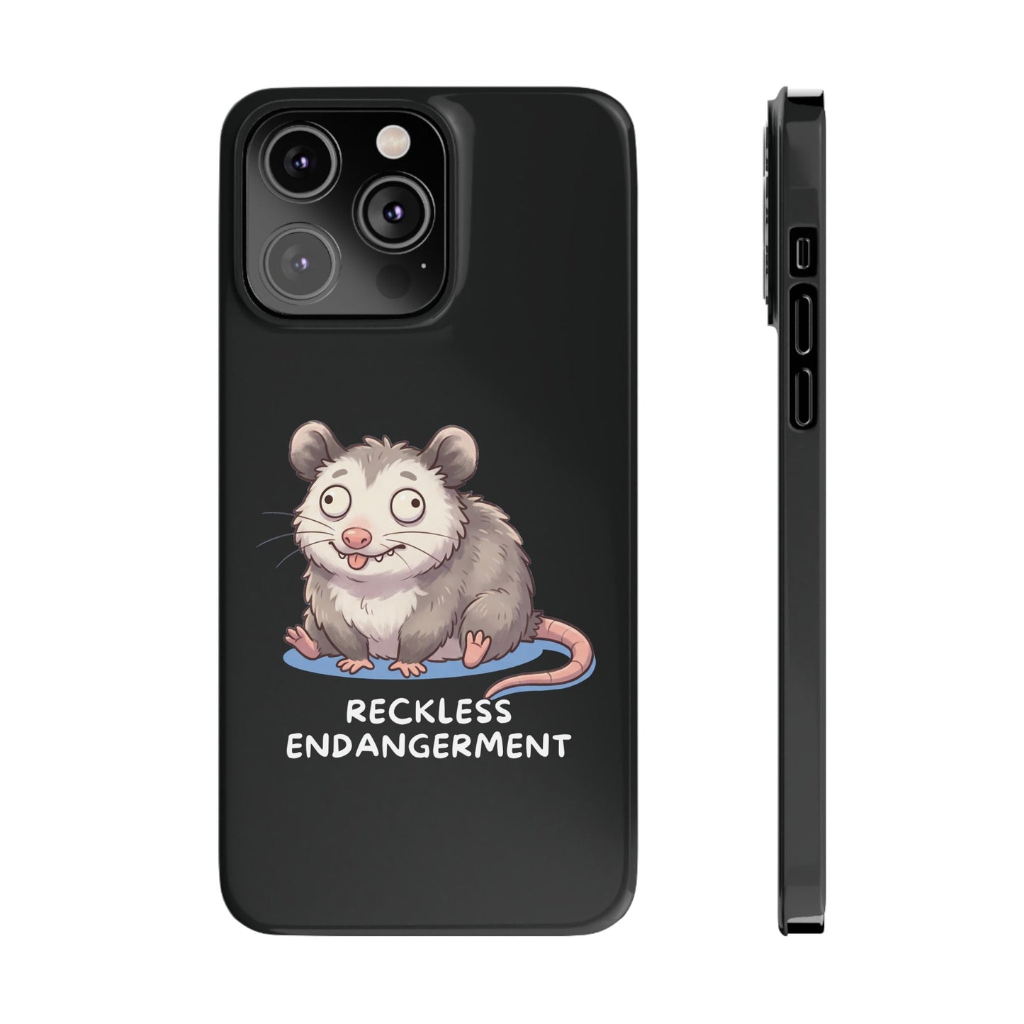 Opossum iPhone Case – Reckless Endangerment | Funny Goblin Mode - StoreCuriosity