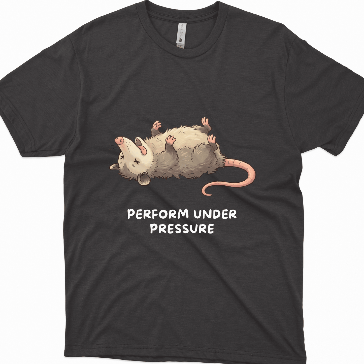 Opossum T-Shirt – Performs Under Pressure, Funny Stress Gift Tee - StoreCuriosity Main