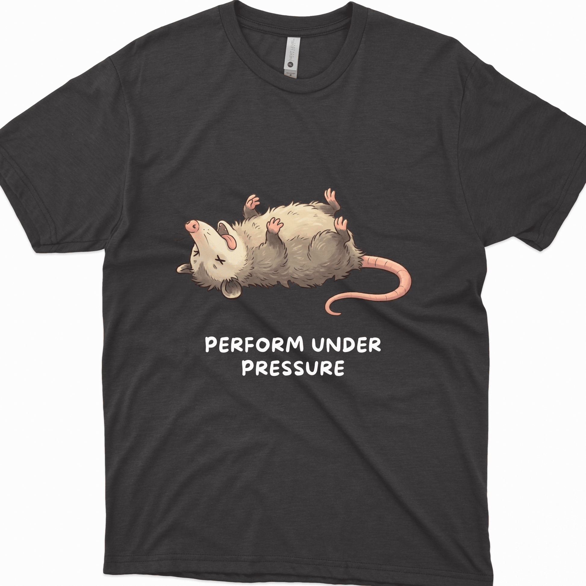 Opossum T-Shirt – Performs Under Pressure, Funny Stress Gift Tee - StoreCuriosity Main