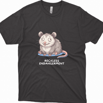Opossum T-Shirt – Reckless Endangerment, Funny Goblin Mode Tee - StoreCuriosity Main