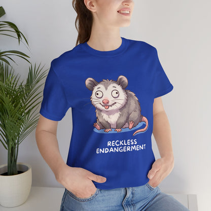 Opossum T-Shirt – Reckless Endangerment, Funny Goblin Mode Tee - StoreCuriosity