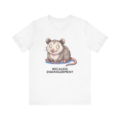 Opossum T-Shirt – Reckless Endangerment, Funny Goblin Mode Tee - StoreCuriosity