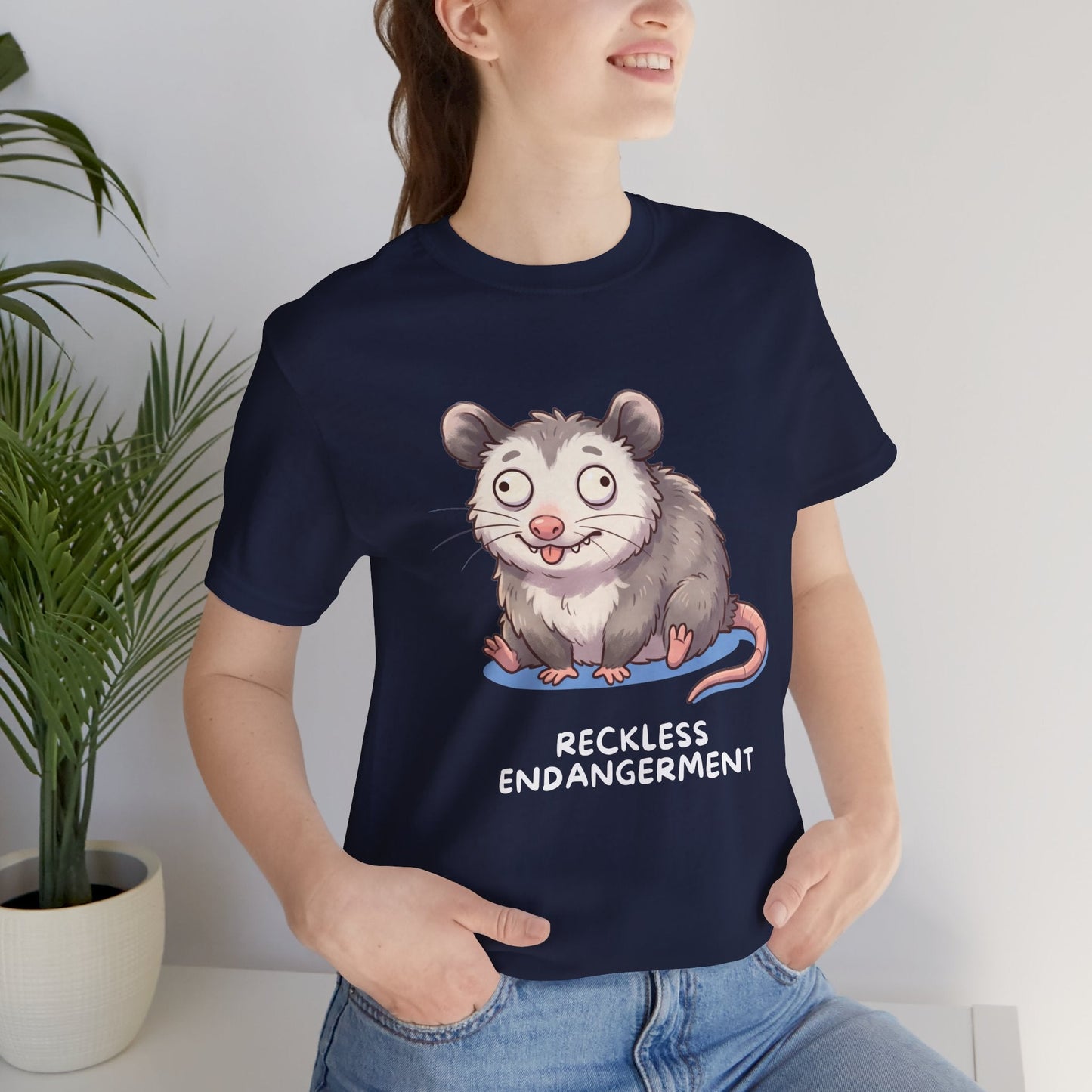 Opossum T-Shirt – Reckless Endangerment, Funny Goblin Mode Tee - StoreCuriosity