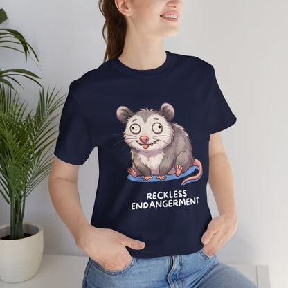 Opossum T-Shirt – Reckless Endangerment, Funny Goblin Mode Tee - StoreCuriosity