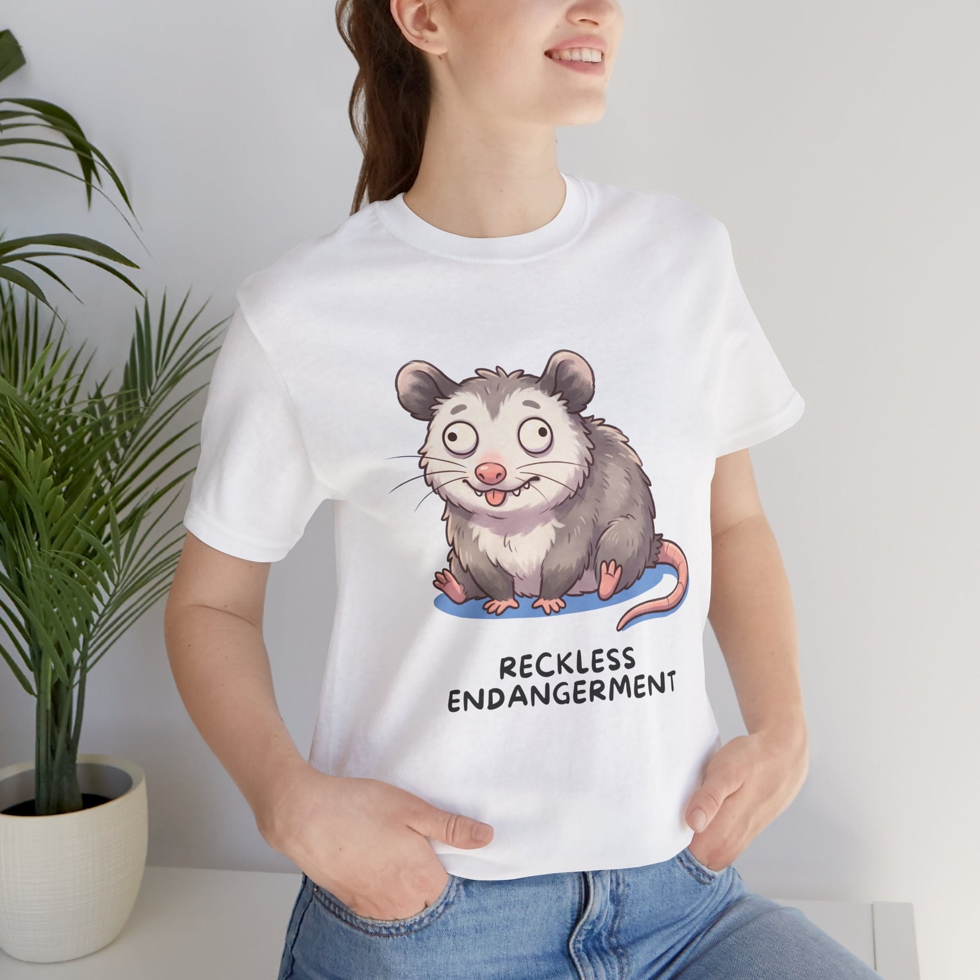 Opossum T-Shirt – Reckless Endangerment, Funny Goblin Mode Tee - StoreCuriosity