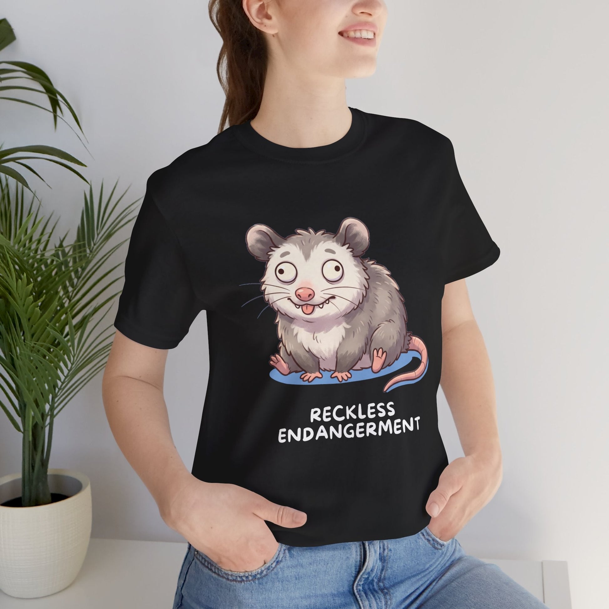 Opossum T-Shirt – Reckless Endangerment, Funny Goblin Mode Tee - StoreCuriosity