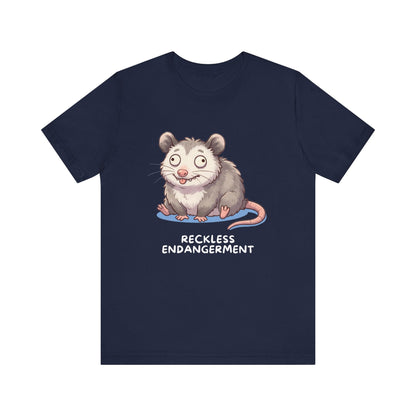 Opossum T-Shirt – Reckless Endangerment, Funny Goblin Mode Tee - StoreCuriosity