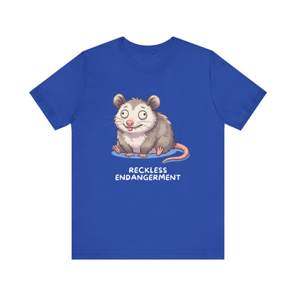 Opossum T-Shirt – Reckless Endangerment, Funny Goblin Mode Tee - StoreCuriosity