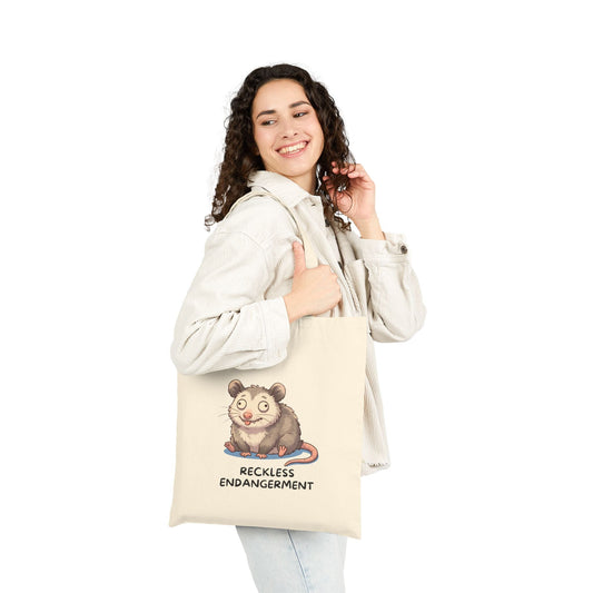 Opossum Tote Bag – Reckless Endangerment Cute Opossum Lover Gift - StoreCuriosity