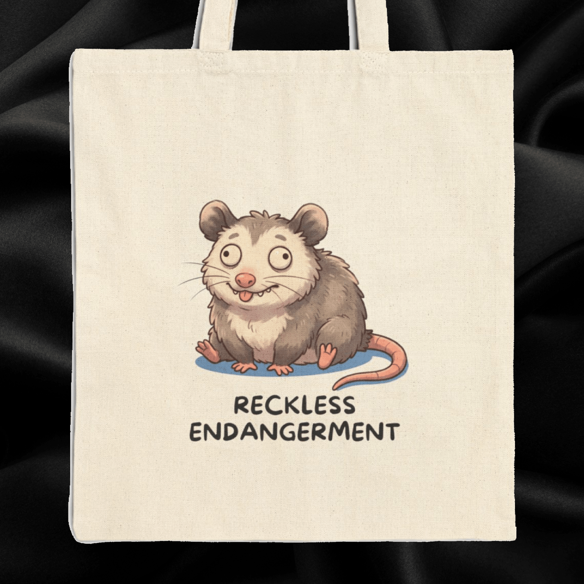 Opossum Tote Bag – Reckless Endangerment Cute Opossum Lover Gift - StoreCuriosity Main