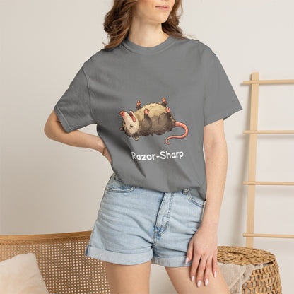 Customizable opossum t-shirt – hand-drawn opossum design, gift for opossum lovers