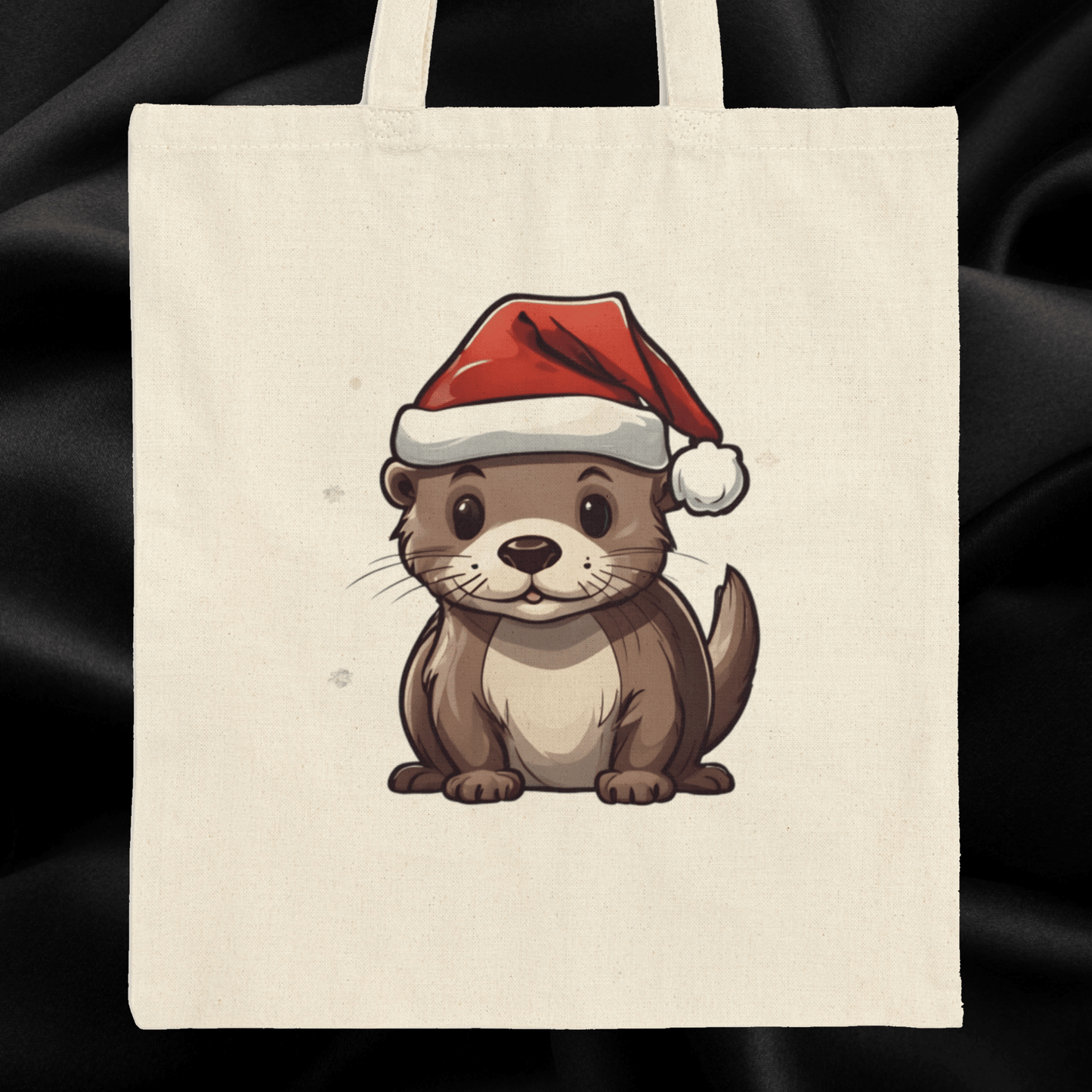 Tote Bag Christmas Otter - StoreCuriosity