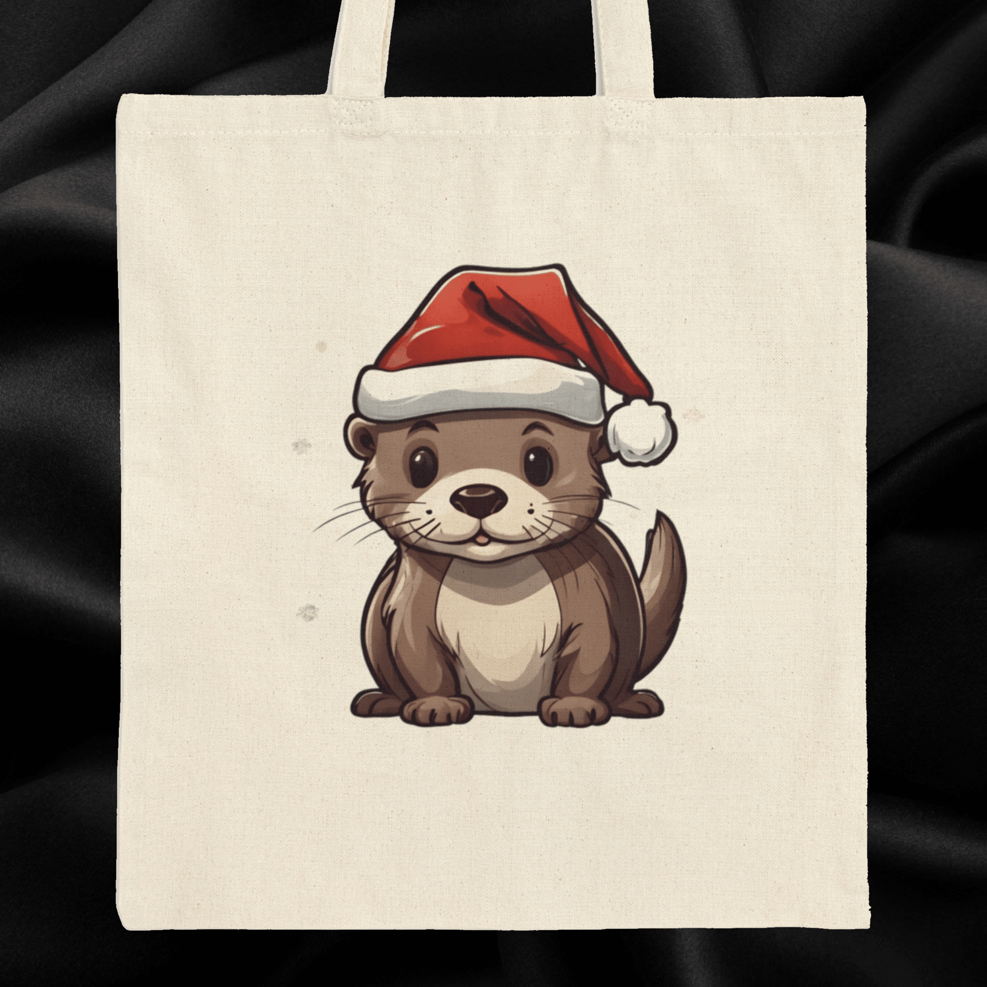 Tote Bag Christmas Otter - StoreCuriosity