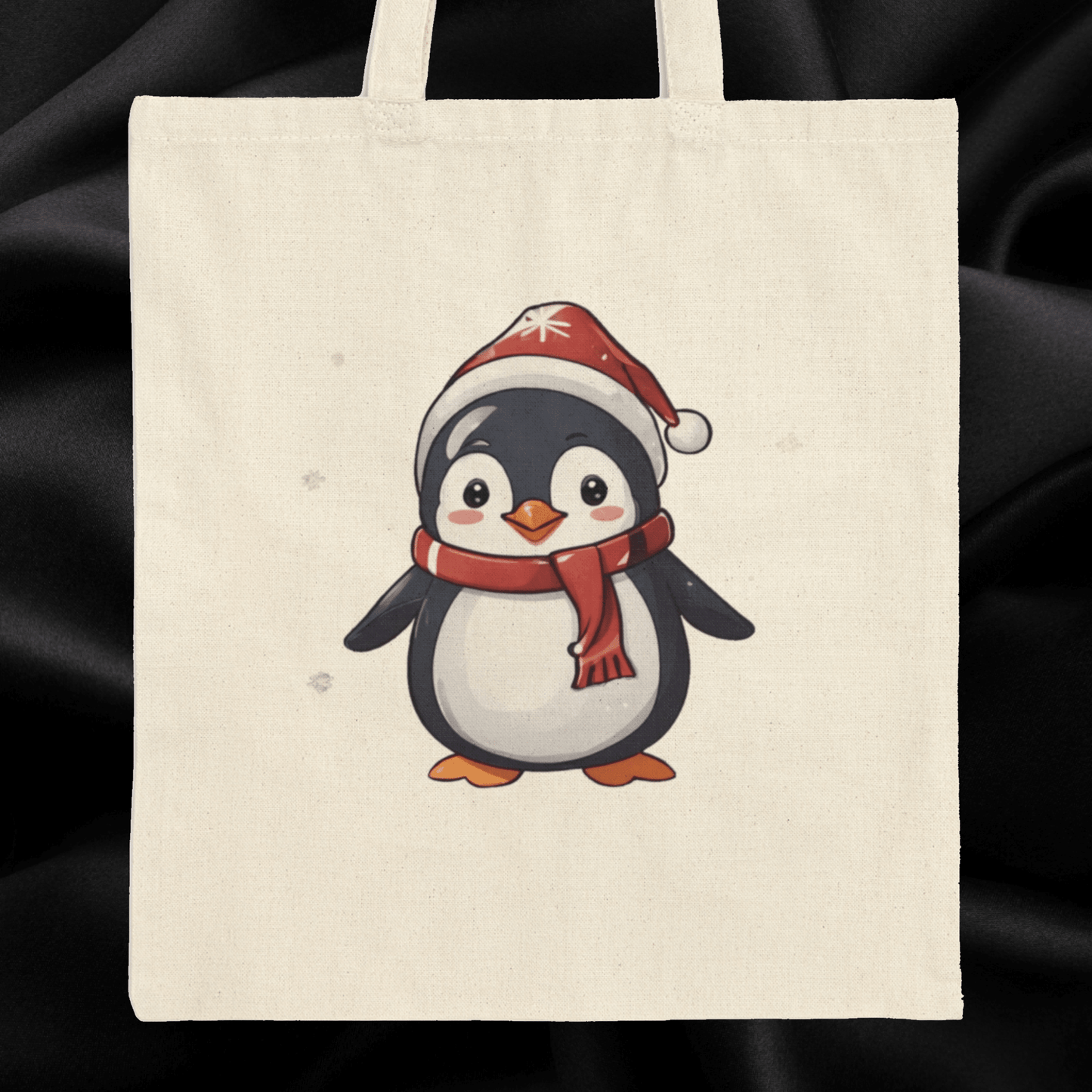 Tote Bag Christmas Penguin - StoreCuriosity Main
