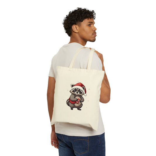 Tote Bag Christmas Raccoon - StoreCuriosity