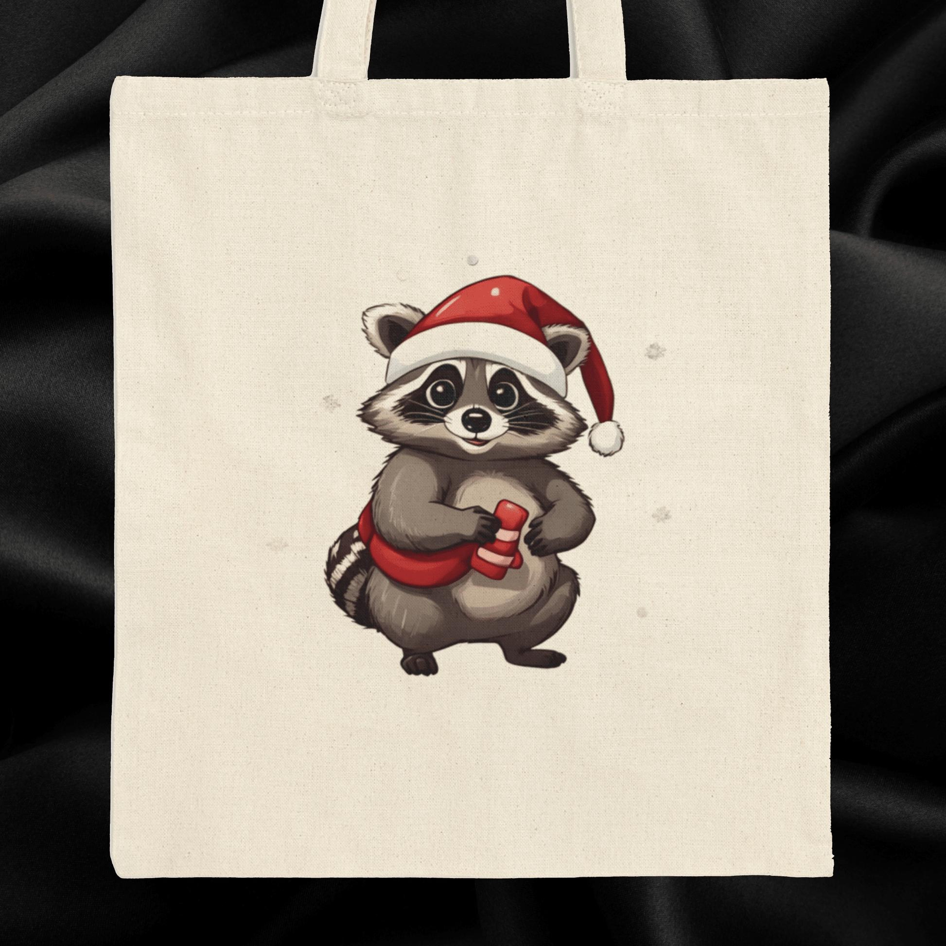 Tote Bag Christmas Raccoon - StoreCuriosity