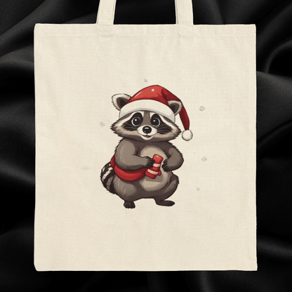 Tote Bag Christmas Raccoon - StoreCuriosity