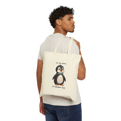 Tote Bag Cute Penguin Size - StoreCuriosity