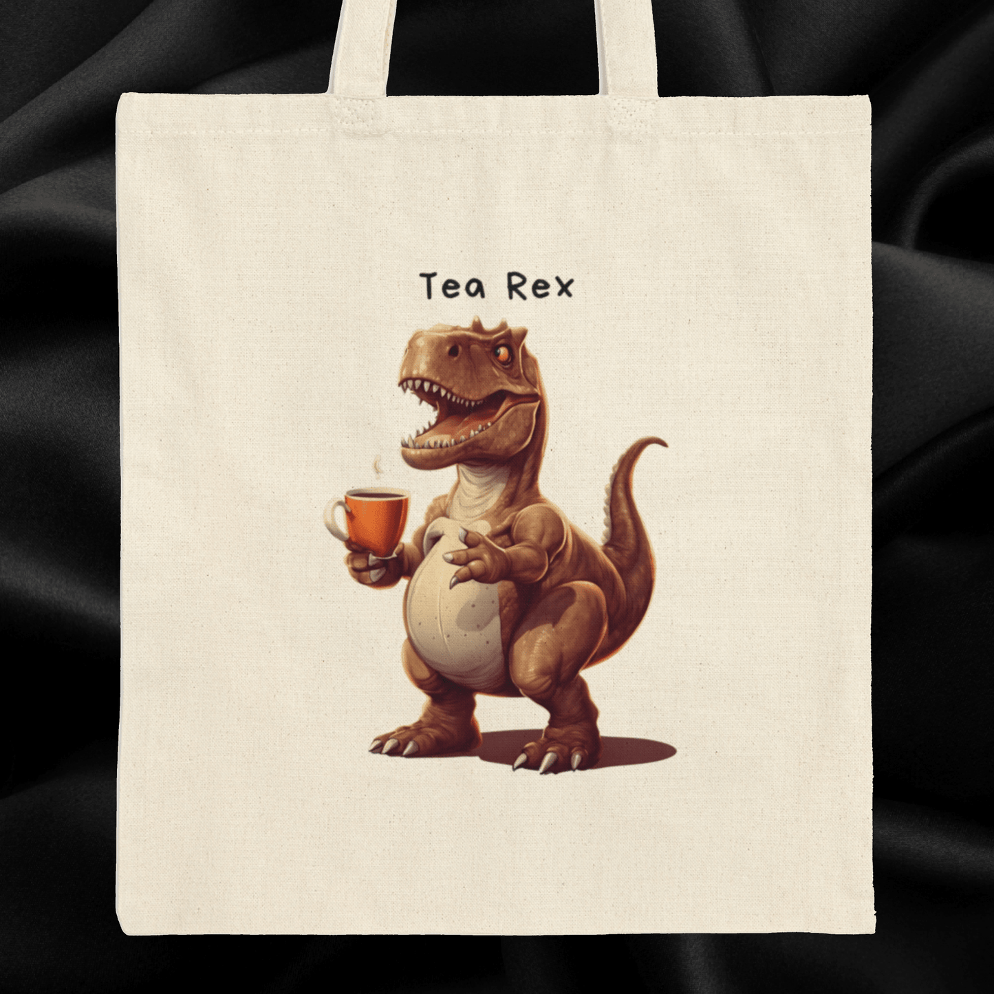 Tote Bag Tea Rex T - Rex Dinosaur - StoreCuriosity