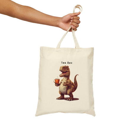 Tote Bag Tea Rex T - Rex Dinosaur - StoreCuriosity